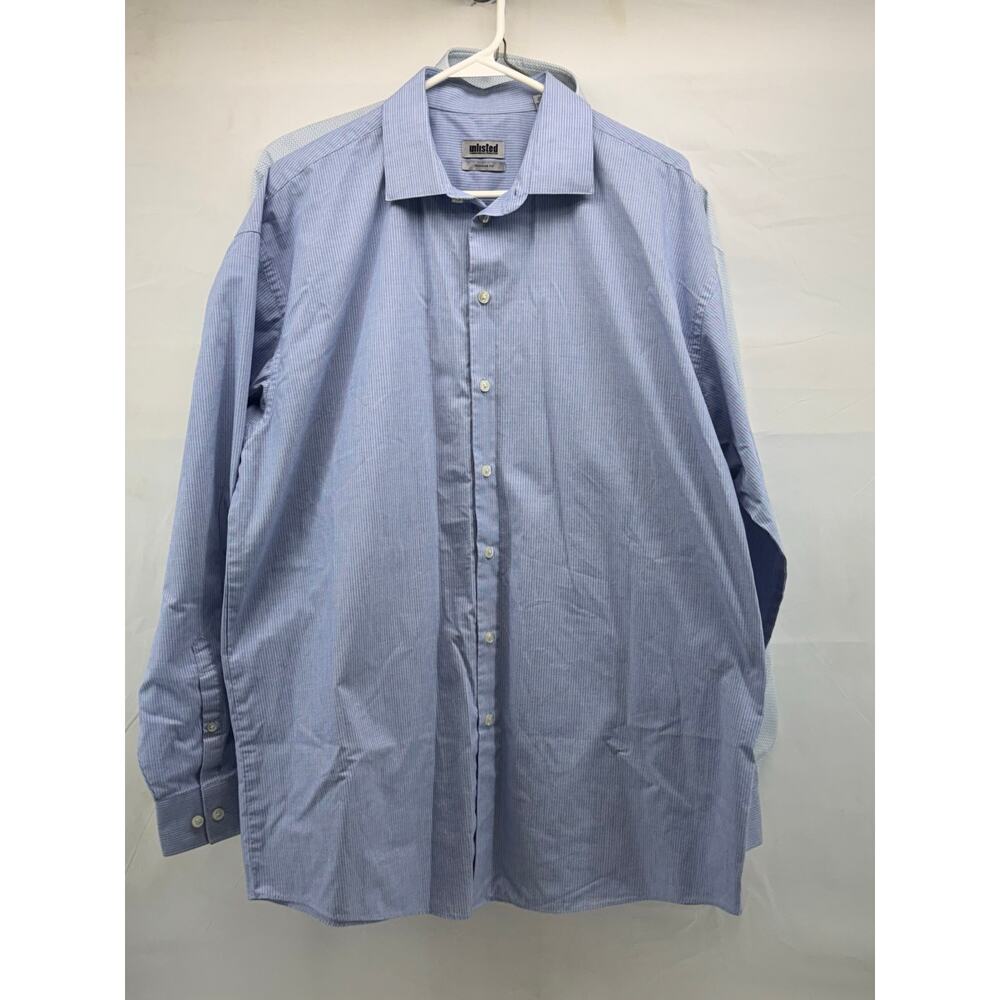 Unlisted by Kenneth Cole blue white pinstripe L